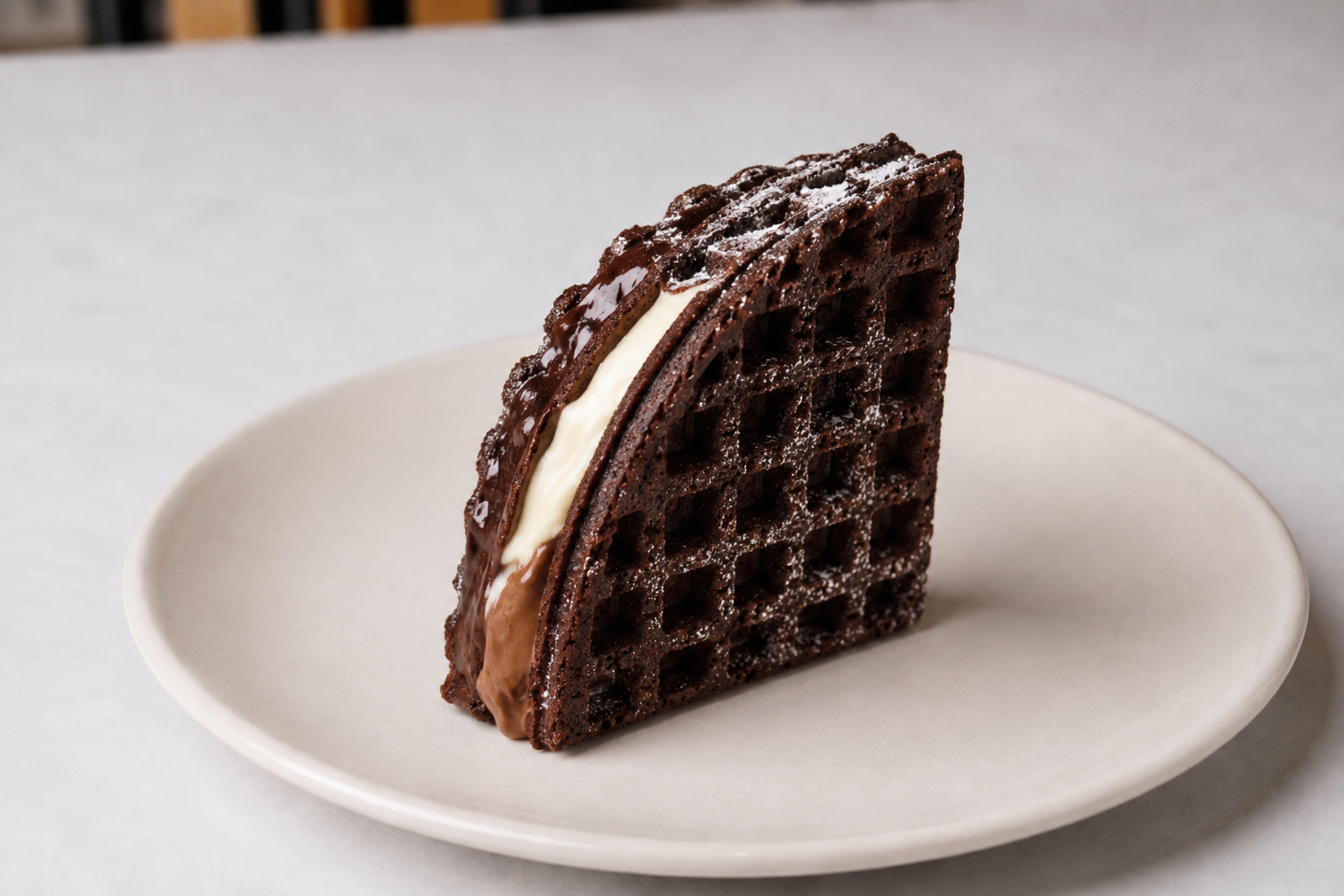 Triple Chocolate Overload Waffle